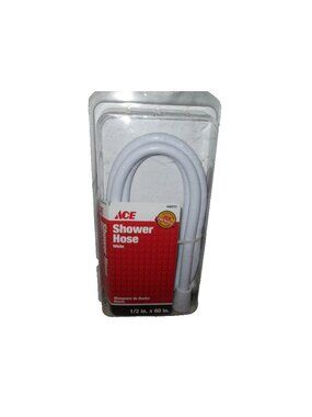 Ace Shower Hose White 1/2 in. x 60 in. 4360731